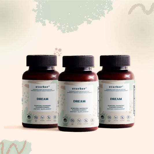 دريم - حلوي لدعم النوم - عبوة تكفي لـ 3 أشهر